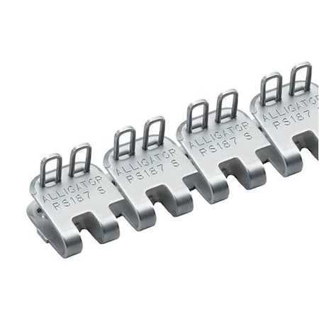 Flexco Staple Fastener; 0.52 in. Staple Length; For Conveyor Belt; Steel RS187J24/600NC NR. 54592